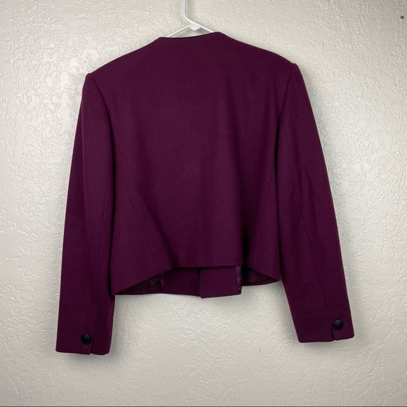 Hasting and smith plum wool coat - Picture 4 of 11